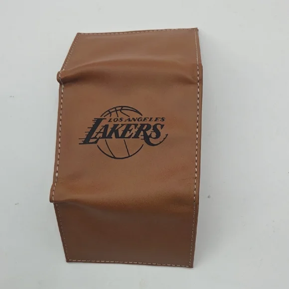Tan Leather Wallet Los Angeles Lakers New - Picture 6 of 16